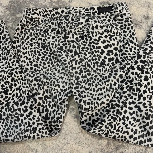 Miss Me "WILD LIFE ANKLE SKINNY JEAN" Mid-Rise LEOPARD SKINNY JEANS size 29 - Picture 5 of 8